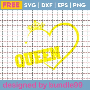 Birthday Queen Svg Free, Downloadable Files Invert