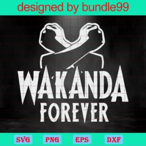 Black Panther Wakanda Forever Png, Design Files