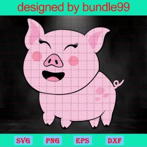 Cute Pig Clipart Png, Transparent Background Files