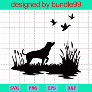 Dog Hunting Clipart, Svg Png Dxf Eps Designs Download