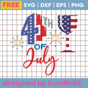 Free 4Th Of July Clipart, Svg Png Dxf Eps Designs Download