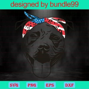Bulldog Transparent Background 4Th Of July Clipart, Digital Files Invert