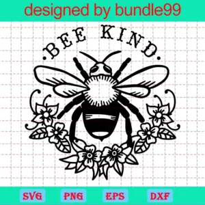 Cute Bee Clipart Black And White, Downloadable Files