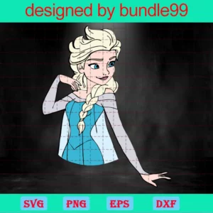 Elsa Disney Princess Clipart Images, Premium Svg Files