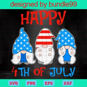 Gnome Transparent 4Th Of July Clipart, Design Files
