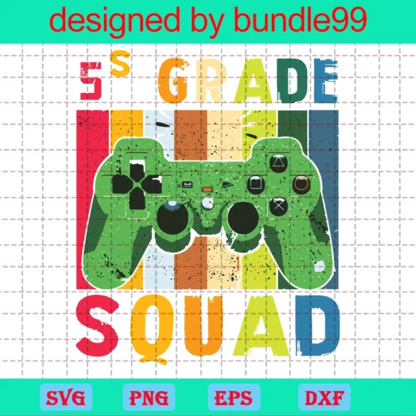 5Th Grade Squad Back To School Png Transparent