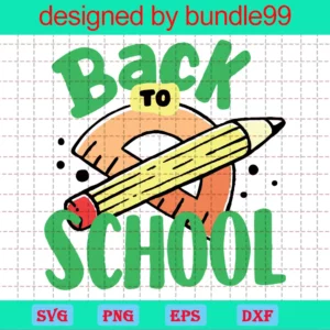 Back To School Clipart, Svg Png Dxf Eps Cricut Silhouette