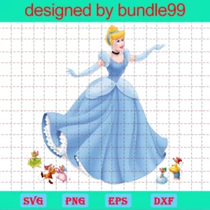 Cinderella Disney Png, Graphic Design Invert