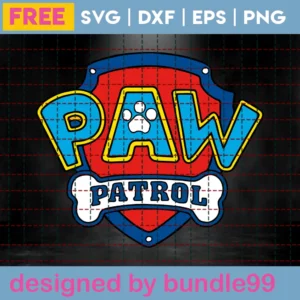 Cricut Paw Patrol Svg Free, Vector Illustrations Invert