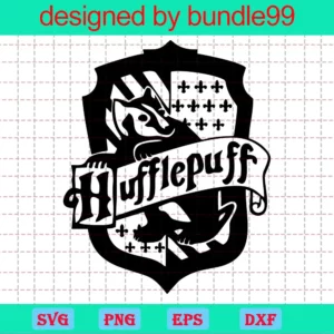 Hufflepuff Harry Potter Logo, Svg Png Dxf Eps Designs Download