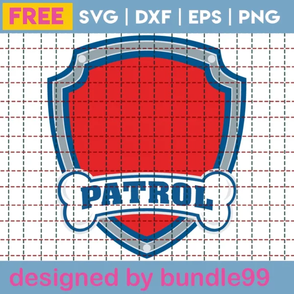 Paw Patrol Shield, Free Svg Files For Cricut
